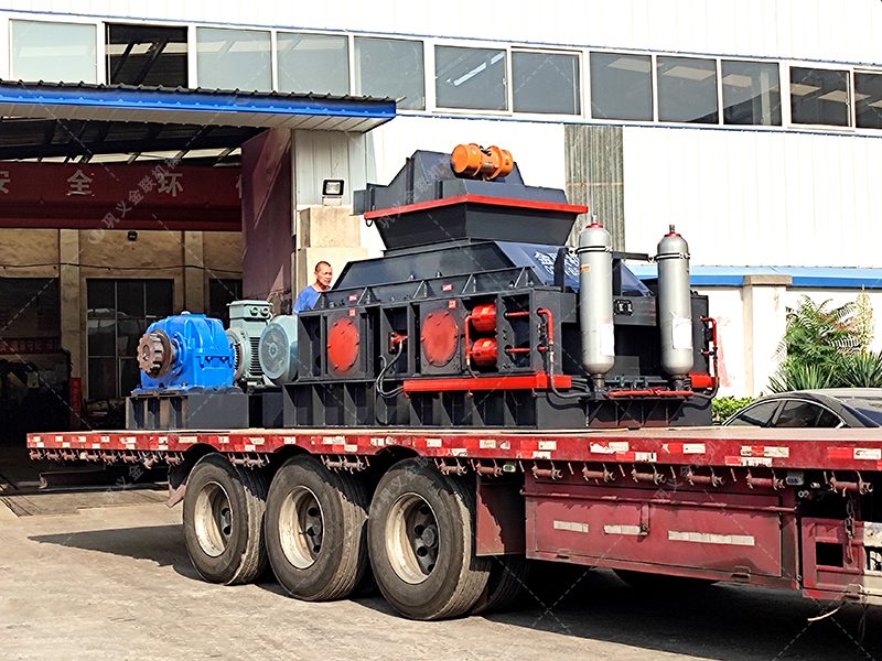 制砂用什么設備效果好？這款全自動數控對輥制砂機很不錯